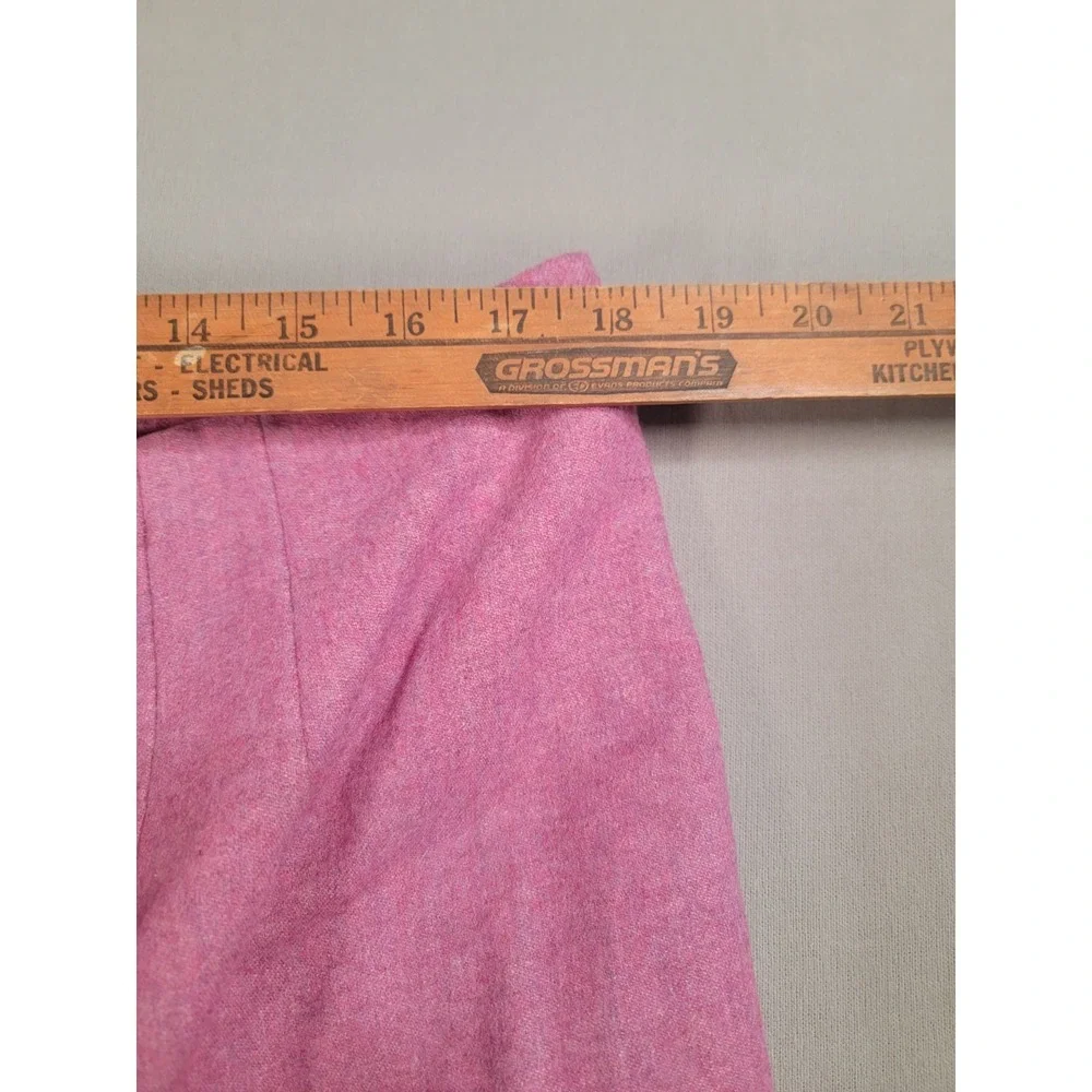 Body by Victoria Wool Blend Pencil Skirt Womens 16 Pink Back Slit Lined